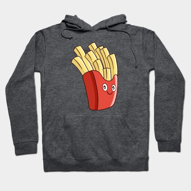 Cute French Fries Hoodie by Kimprut